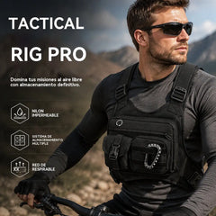 📢📢 ¡50% DE DESCUENTO! ⏰ Bolsa táctica de pecho para hombre para ciclismo al aire libre
