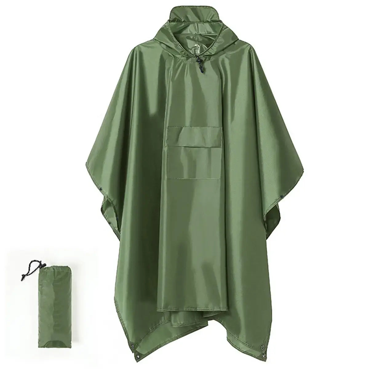 🏕️ Poncho de Lluvia Multifunción 3 en 1 | Capa Impermeable + Tienda de Campaña + Manta de Suelo | Para Senderismo y Camping 🌧️