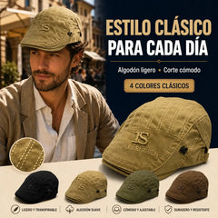💥【Oferta por tiempo limitado】💥Boina nueva de algodón puro, elegante, con protección solar y transpirable.
