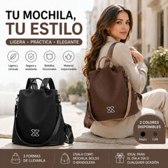Bolso bandolera de tela Oxford ligero, multifuncional, de gran capacidad y antirrobo.