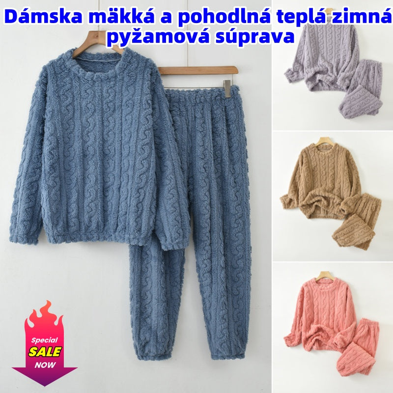 🌺【45-90kg】💥💫Conjunto de pijama de invierno para mujer suave, cómodo y cálido