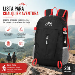 🎒💧 Mochila de Camping Plegable e Impermeable – Ligera, Resistente y Fácil de Guardar 🏕️