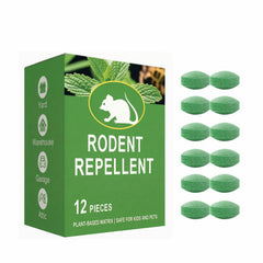 🌿✨ Bolas repelentes naturales para ratas – Repelente de ratas con aceite de menta y limón (12 bolas)