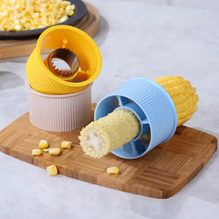 🔥3 piezas🌽Elimina los granos de maíz en segundos✨ Fabricado con cuchillas de acero inoxidable y mango antideslizante, no requiere electricidad.