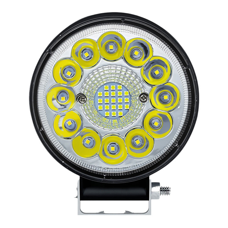 🔥【Compre 1 y obtenga 1 gratis】(2 piezas)Faros LED redondos de 99 W para coches modificados, faros auxiliares para vehículos todoterreno