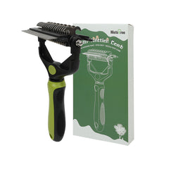 🐶🐱 Herramienta plegable 3 en 1 para eliminar y limpiar el pelo de las mascotas