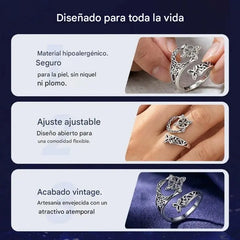 Anillo de nudo celta de plata S925 con compra 1 y llévate 1 gratis