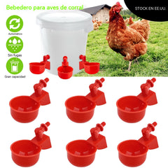 🐔【🔥Compra 5 y llévate 5 gratis：10 piezas】Bol de agua automático para aves de corral, sin necesidad de alimentación manual