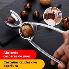 🌰【2 piezas por 25 euros】🥜 Pelador Multifuncional para Castañas, Nueces, Almendras, Pistachos, Avellanas y Macadamias