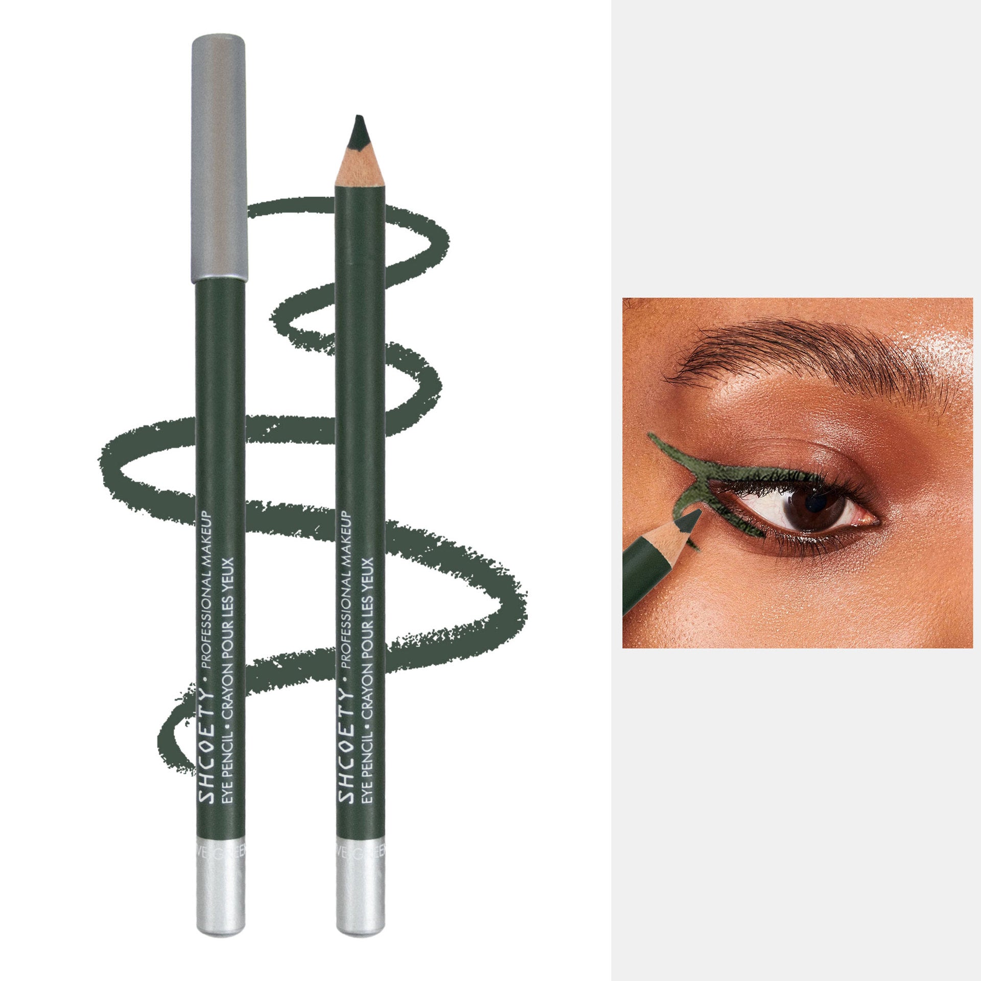 🔈🔈¡50% DE DESCUENTO AHORA!💜5 piezas por 25 euros💜Delineador de ojos de madera, resistente al agua, de larga duración y resistente al agua.