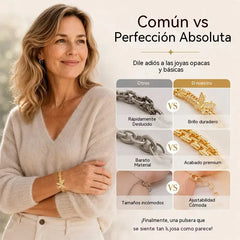 🦋 ¡Ahorra un 50%! ✨ Pulsera de mariposa de oro de 18 quilates: eslabones delicados, acabado elegante ✨