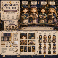 Zadnji dan: Izkoristite 49 % popust!  Komplet za patchwork miniatur iz serije Miniature World.