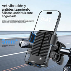 🚴 Soporte para teléfono de motocicleta con agarre seguro