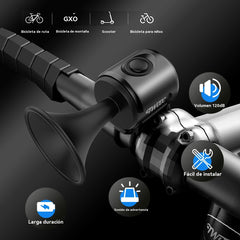 🔥【Compre 1 y obtenga 1 gratis】🚴🔔🔊Timbre de bicicleta eléctrico, timbre eléctrico para equipo de ciclismo con alto volumen