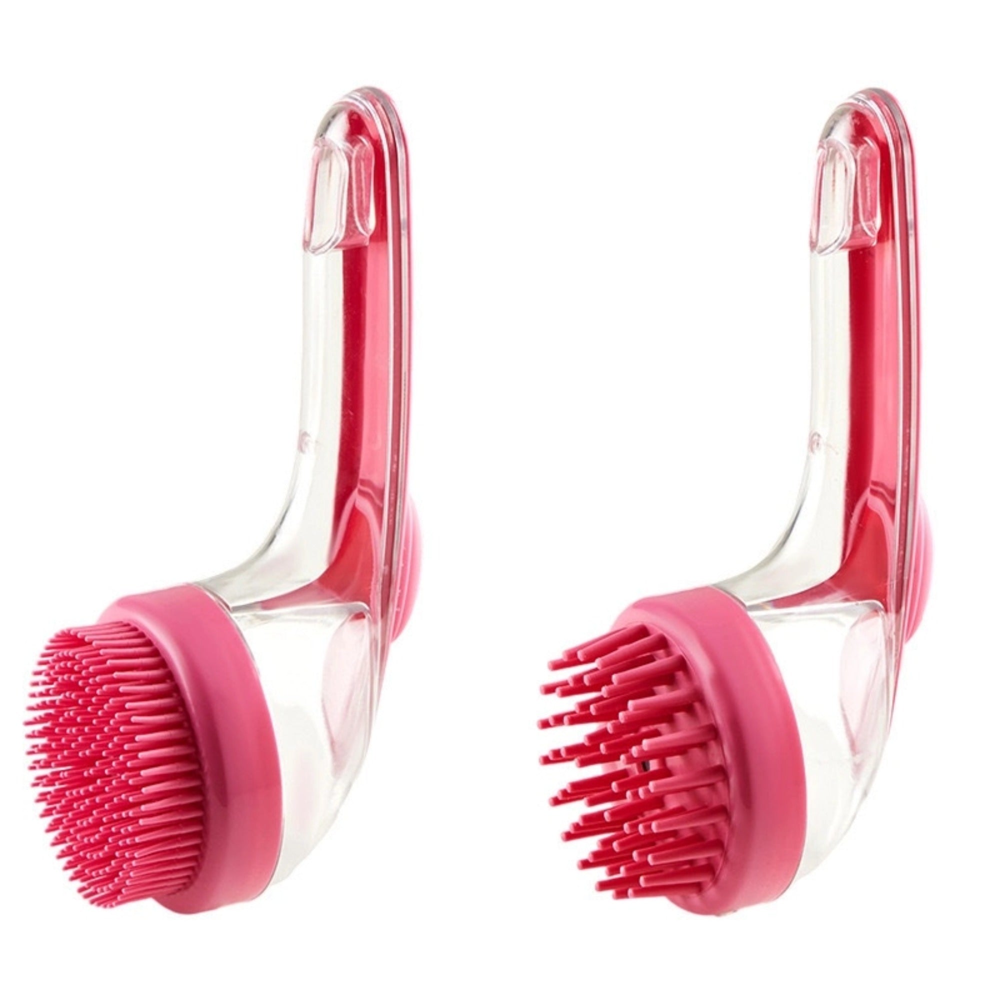 【2 piezas】📢📢¡50% de descuento! ⏰Cepillo de baño para mascotas con mango largo y dispensador de champú