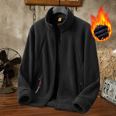 【M-5XL】Chaqueta de Terciopelo Grueso de Lana para Hombre, Talla Grande, Cálida y Cómoda para Otoño e Invierno【40% de Descuento】
