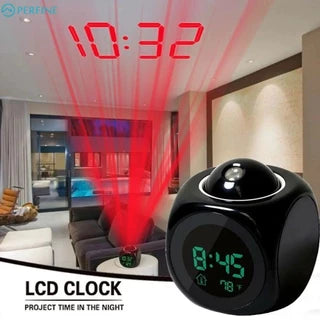 ⏰ Reloj proyector multifunción — hora, alarma, temperatura y clima en tu pared o techo