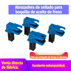 🚗 🔧【Juego de 4】Clips de corte para línea de líquido de frenos: Evita fugas de líquido de frenos