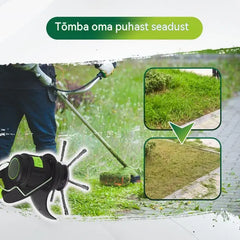 🔥✨【Osta 1, saa 1 tasuta: 2 tükki】🔥 Vahetatav lõikepea muruniidukile/võsalõikurile - terasest lõikepea rohu niitmiseks 🌿✂️⚙️