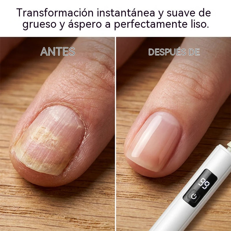 🥳¡OFERTA ESPECIAL 2026!🥳💞¡Más de 50.000 unidades vendidas!💅✨ ¡50% de descuento! Pulidora de uñas eléctrica profesional: alisa las uñas gruesas, pantalla con 99 velocidades. Múltiples cabezales para dar forma y pulir. ¡Salón en casa! 🌟💎