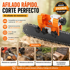 Amoladora de cadena de motosierra, amoladora de rotación manual de cadena de motosierra