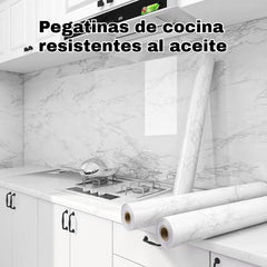 🔥【60cm*10m】🛡️Pegatinas de cocina resistentes al aceite– Antigrasa, Resistente al Calor y Fácil de Limpiar