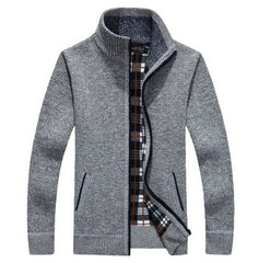 😎🧥【M-3XL】2025 Suéter suelto con cremallera de talla grande para hombre