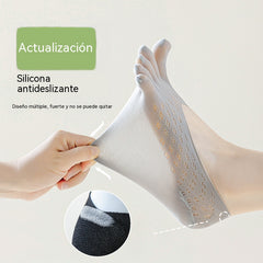 【Compra 5 pares y llévate 5 gratis：10 pares】🔥¡Producto estrella!🥳 Calcetines unisex invisibles con dedos que se adaptan a la forma del pie.