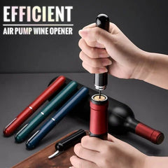 🎉【Compra uno y llévate otro gratis】✨🍷 Abrebotellas neumático de aguja para vino tinto