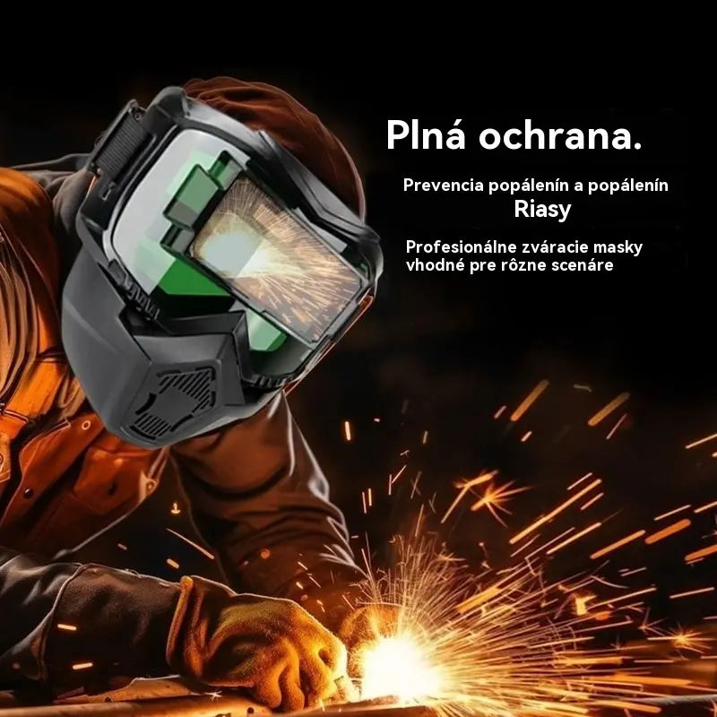 🔥⚡Automaticky zatemňovacia zváračská kukla pre bezpečnosť očí