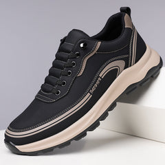 😎 [39-45] Zapatillas deportivas fabricadas en piel resistente al agua y a la suciedad, con suelas suaves para máxima comodidad.