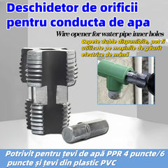 ⚙️🔩 Nastavak za Urezivanje Navoja na Cijevima za Vodu – Unutarnji i Vanjski PVC Navoji za Nekoliko Minuta