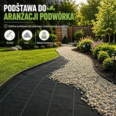 ☀️🌳 Manta Antihierba Resistente a los Rayos UV – Control Total de Malezas, Tejido Resistente para Jardines y Plantaciones 🌿
