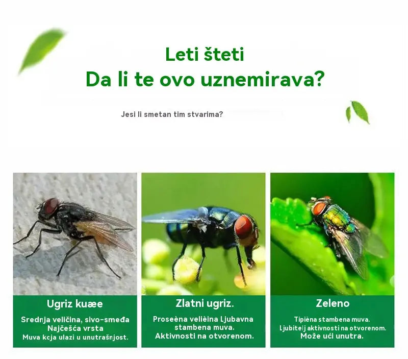 🦟【3 vrećica】❤️Posebno dizajnirano za ubijanje komaraca i muha na farmama, jedno pakiranje ubija buhe/skakavce/žohare/muhe/komarce!