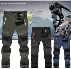 🏃‍♂️【S–5XL】2025 Nové pánske outdoorové jesenné a zimné nohavice – teplé, flísové, nepremokavé a vetruodolné