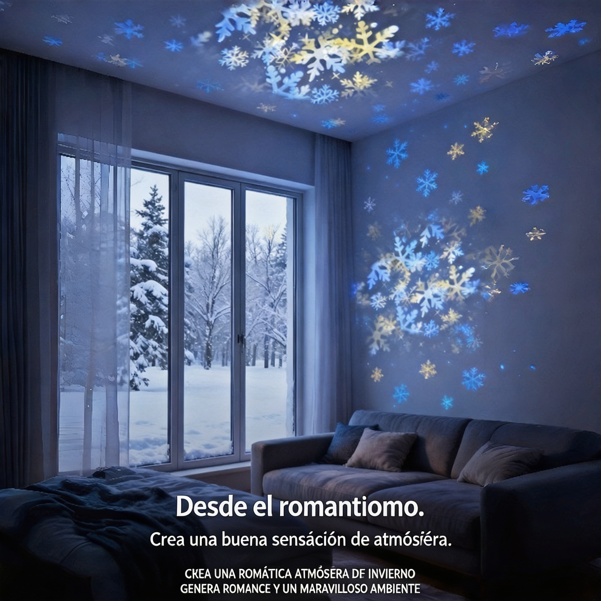 【50%OFF】¡Lámpara proyector LED giratoria dinámica 2026!