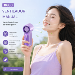 🔥✨【Compra 1 y llévate 1 gratis】💨Ventilador pequeño portátil, duradero y fácil de usar con alta velocidad❄️