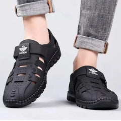 🔥【38-44】2026 verano nuevos zapatos casuales huecos transpirables para hombres suela suave🔥