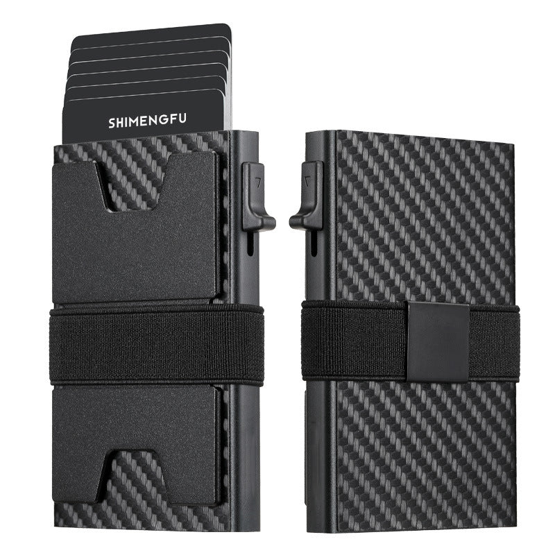 🔥【Oferta especial por tiempo limitado】✨Nuevo tarjetero de aleación de aluminio con bloqueo RFID
