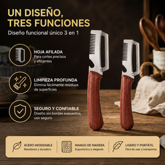✅Compra 1, llévate 1 gratis (2 artículos) 🧅🔪 Pelador de cocina multifuncional 3 en 1: ¡Pela, corta y abre botellas! 🔥