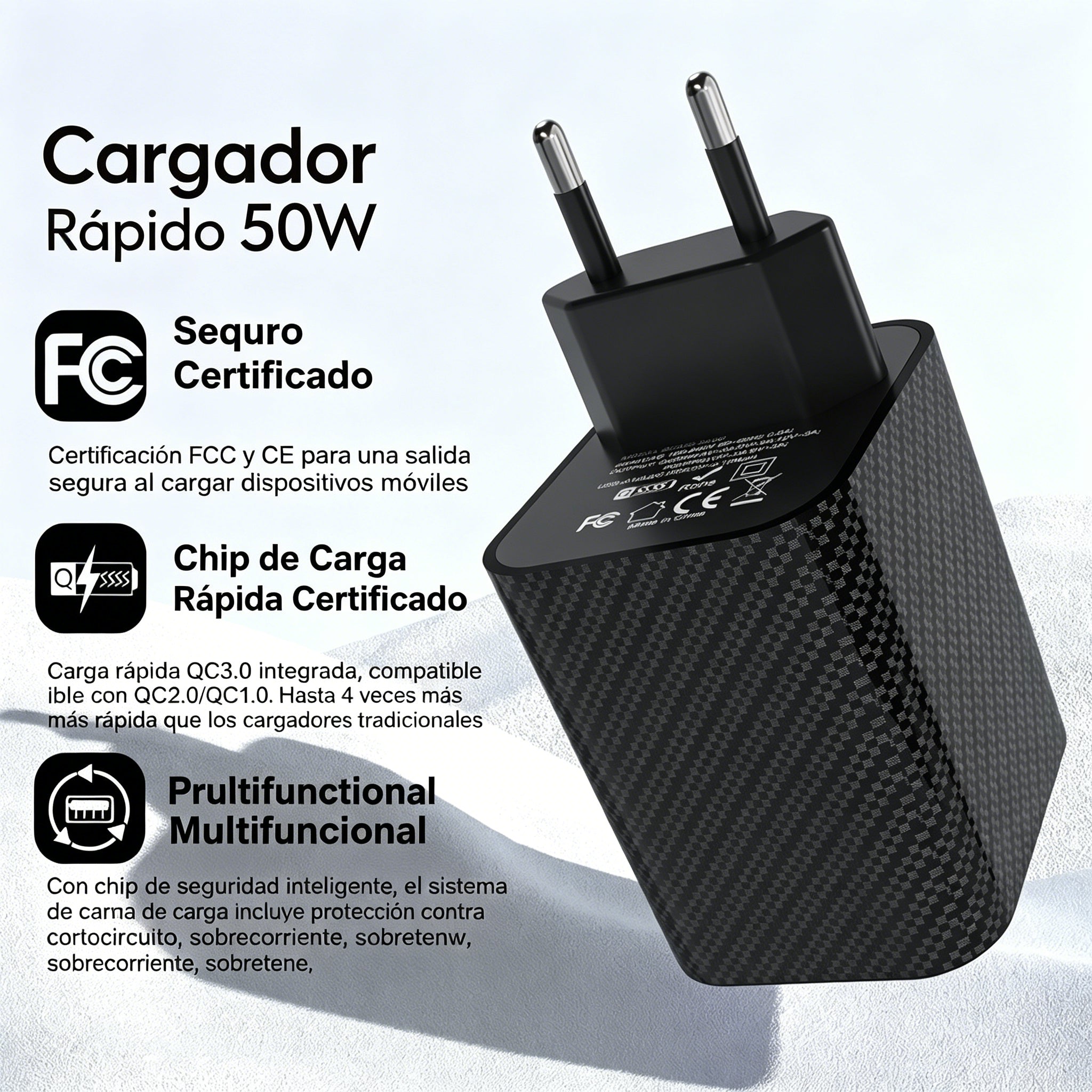 ⚡Estación de Carga Rápida 6 en 1 | Carga Varios Dispositivos a la Vez🔌