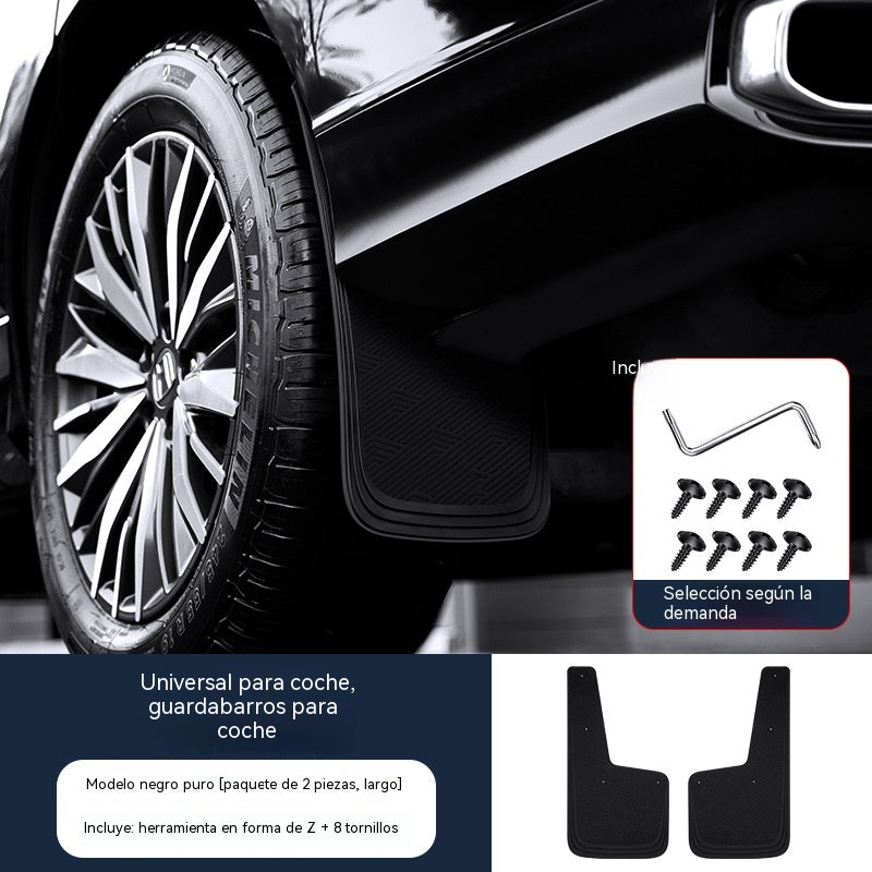 🚗【1 juego 29 euros】Guardabarros para neumáticos de coche, guardabarros antisalpicaduras (aptos para todos los modelos)