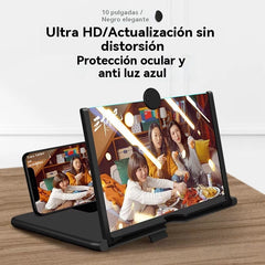 🔥Último día 49% de descuento - Lupa de pantalla móvil última versión✨ (más clara, protección ocular contra la luz azul, visualización 3D, adecuada para todas las edades)
