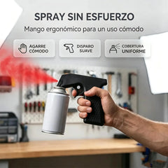 🔥【2 piezas 27 euros】Pistola pulverizadora de mano, Mango auxiliar para pulverizar pintura, Pistola pulverizadora de mano con manivela para paredes de coche, Pulverizador autocebante
