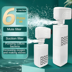 【4W】💦Filtro de acuario eléctrico silencioso🐟