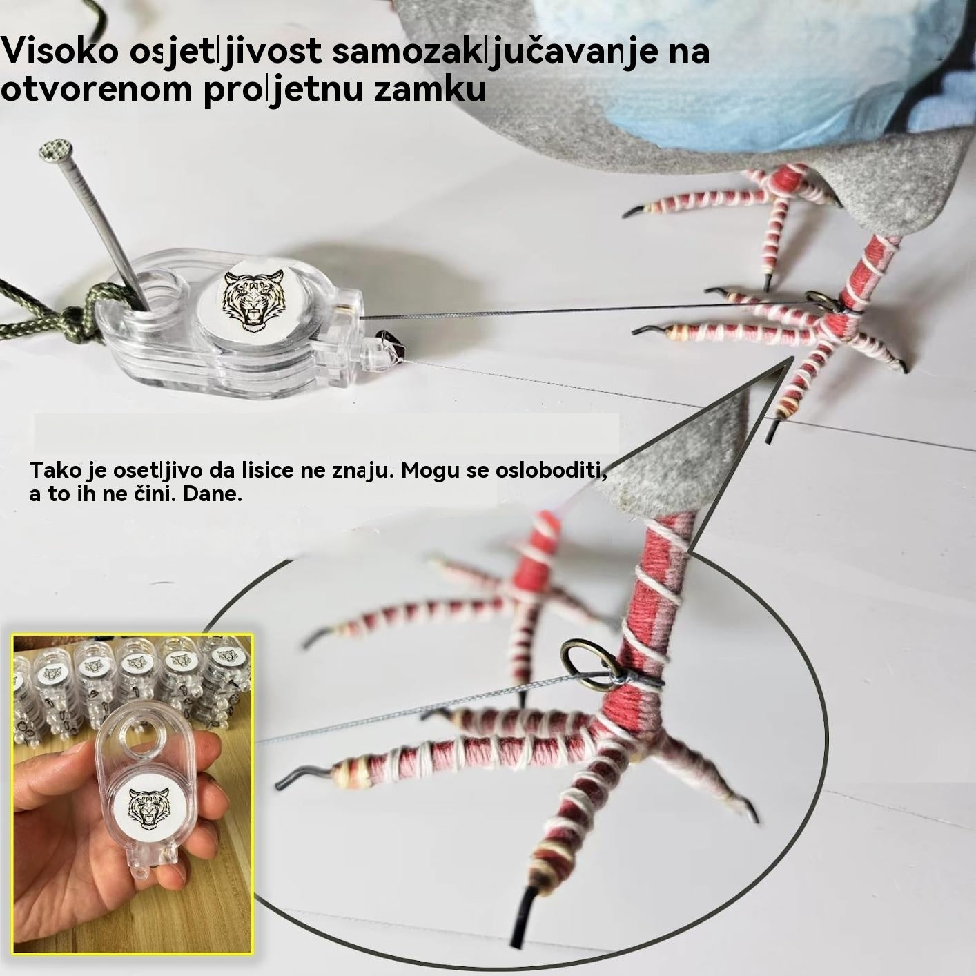 【Kupite 2, dobijete 2 besplatno】Vanjska opružna klopka, samokočna klopka visoke osjetljivosti