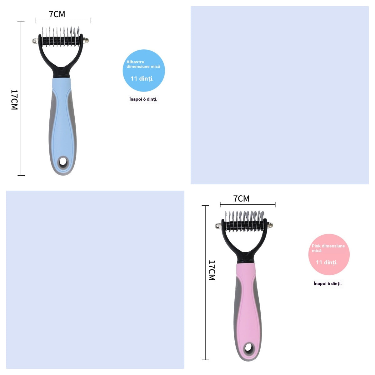 🐶【Compre 1 y obtenga 1 gratis，2 piezas】Cepillo de doble cara para el aseo de mascotas y la eliminación de pelo