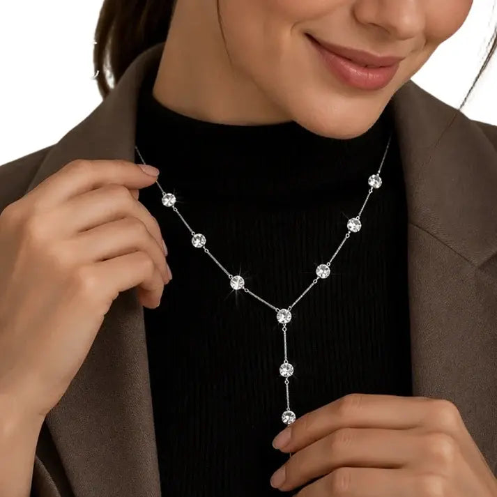 🎁2 piezas 28 euro✨Elegante collar con colgante en forma de Y para mujer