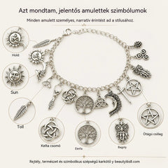 Misztikus hangulatú vintage charmos karkötő nőknek – Mennyei, gótikus és bohém ékszerek 🔮✨