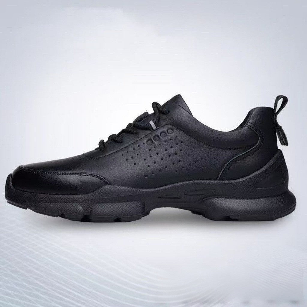🔥✨【Nuevos estilos de otoño】【39-44】Zapatillas deportivas informales de cuero, nuevas, cómodas, transpirables y con suela suave, para correr al aire libre